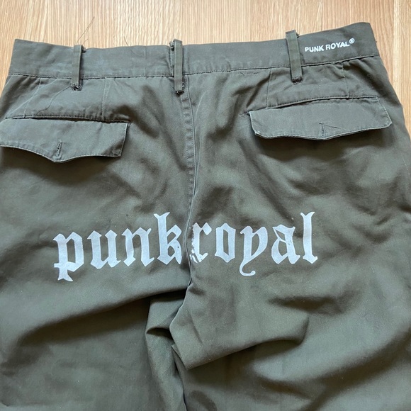 Punk Royal army green distressed pants - Picture 6 of 6